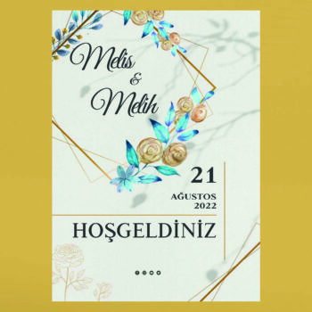 Karşılama Pano Tasarım #036