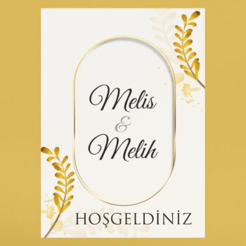 Karşılama Pano Tasarım #054-2