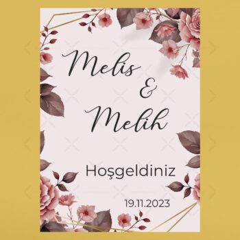 Karşılama Pano Tasarım #109
